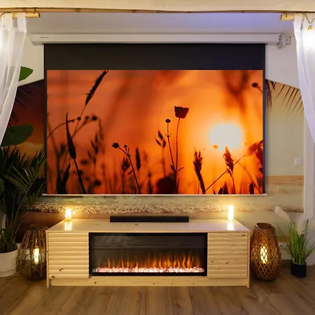Lit Rond Tres Grand Et Confortable - Garage Possible Ou Parking Gratuit Rue - Gare 2 Min Et 4 Min En Tram - Ciel Etoile - Netflix Videoprojecteur - Luxe Et Evasion Strasbourg