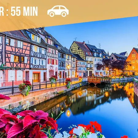 Lit Rond Tres Grand Et Confortable - Garage Possible Ou Parking Gratuit Rue - Gare 2 Min Et 4 Min En Tram - Ciel Etoile - Netflix Videoprojecteur - Luxe Et Evasion Appartement Strasbourg