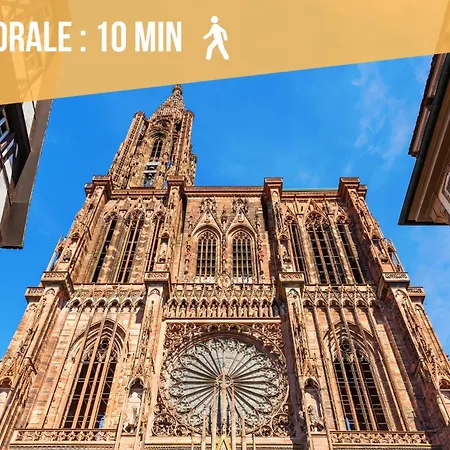 Lit Rond Tres Grand Et Confortable - Garage Possible Ou Parking Gratuit Rue - Gare 2 Min Et 4 Min En Tram - Ciel Etoile - Netflix Videoprojecteur - Luxe Et Evasion Appartement Strasbourg